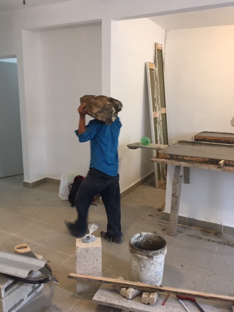 workers, mexico, carrying heavy rock