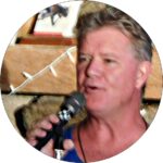 A man performing