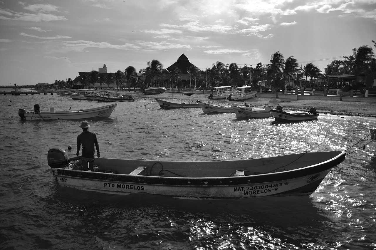 Boat, Puerto Morelos