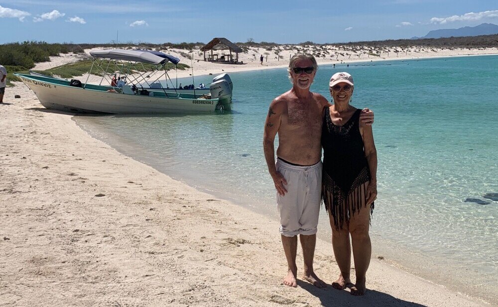 Beach, La Paz, boat, sand